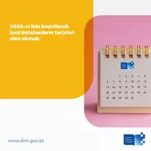 Bu il keçiriləcək buraxılış və qəbul imtahanlarının vaxtları bəlli oldu - Qrafik 2026