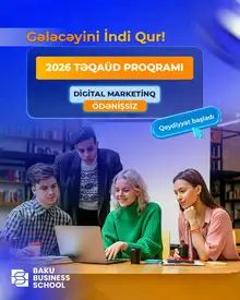 Digital Marketing üzrə Ödənişsiz və Təqaüdlu kursa Qeydiyyat! Sonda işlə təmin olunma imkanı! 
