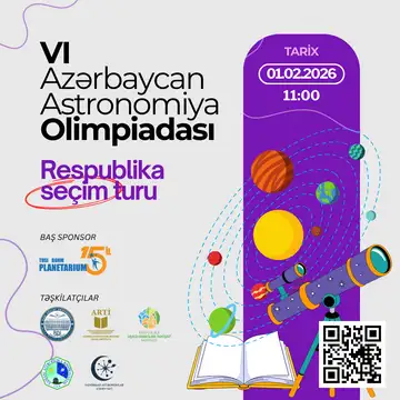 VI Azərbaycan Astronomiya Olimpiadasının respublika seçim turu keçiriləcək