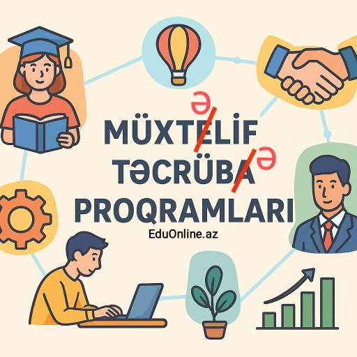 Müxtəlif şirkətlərdə müxtəlif vəzifələr, peşələr üzrə bütün Təcrübə Proqramları Bazası!