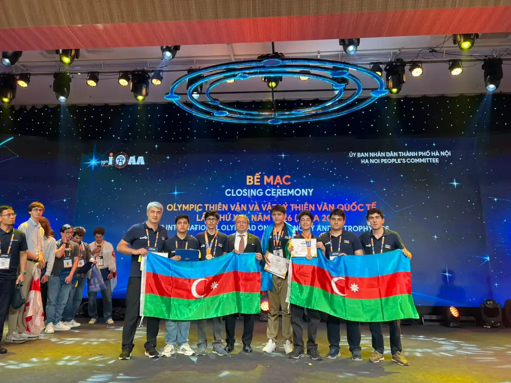 Məktəblilərimiz Beynəlxalq Astronomiya və Astrofizika Olimpiadasında uğur qazanıblar