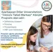 ADU-da könüllü təcrübə proqramı: defektoloq-loqoped, pedaqoq, psixopedaqoq, psixoloq, erqoterapevt.